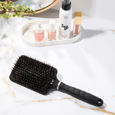 Detangling Paddle Brush - Nylon Bristles with Boar