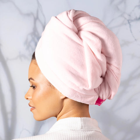 Hair Wrap Towel - Lightweight Microfiber 2-Pack