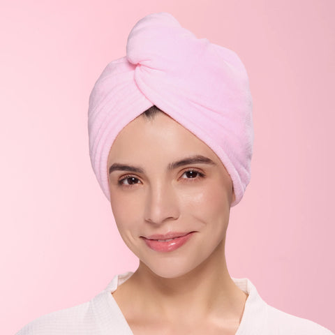 Hair Wrap Towel - Lightweight Microfiber 2-Pack