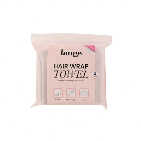 Hair Wrap Towel - Lightweight Microfiber 2-Pack