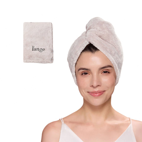 Plush Hair Wrap Towel - Standard Ultra-Absorbent Coral Fleece