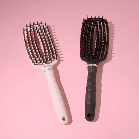 Vented Paddle Brush - Nylon Bristles with Boar